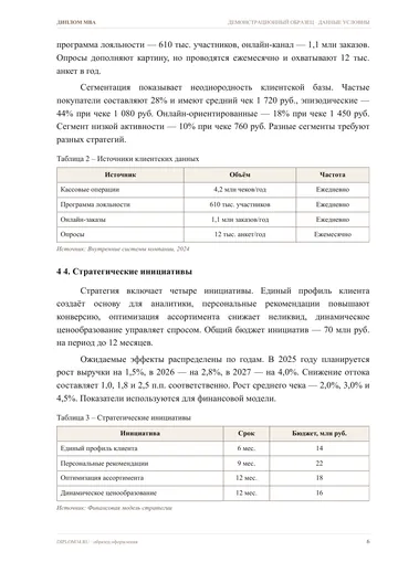 Страница 6: 2. Анализ рынка и компании