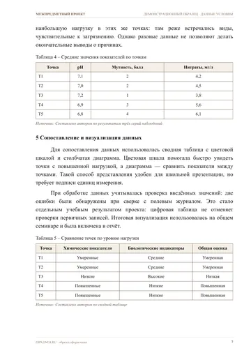 Страница 7: Методика полевых работ