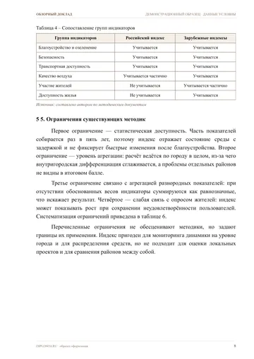 Страница 8: Таблица с данными