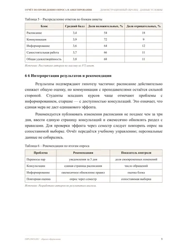 Страница 8: Таблица с данными
