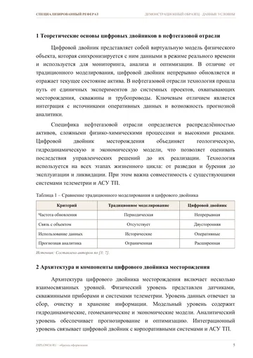 Страница 5: Теоретические основы цифровых двойников…