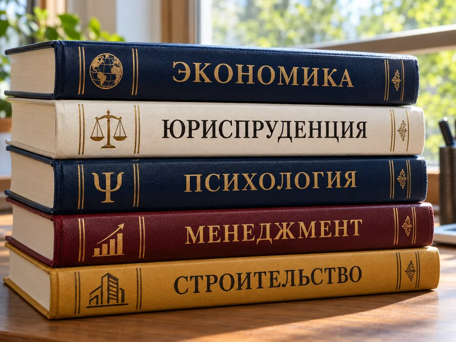 Книги по экономике, юриспруденции, психологии, менеджменту и строительству